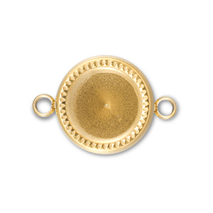 BY31&reg; Distanziatore in acciaio inossidabile con castone per SS39 chaton oro