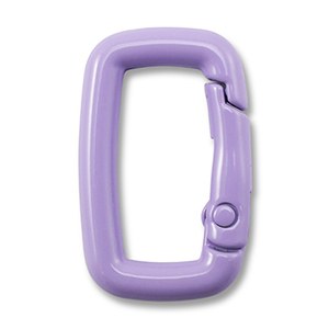 Componenti colorati bris&eacute; portachiavi rettangolo viola