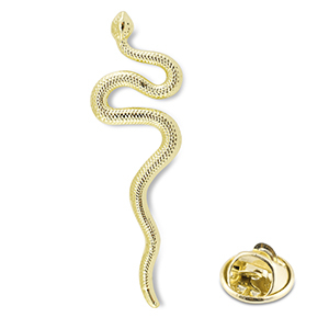 Pins serpente oro