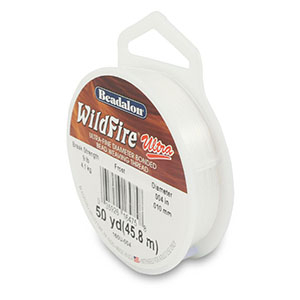Beadalon filo infilaperle Wildfire Ultra 0.10mm bianco gelo