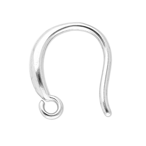 Componenti in acciaio inossidabile orecchini / monachella argento