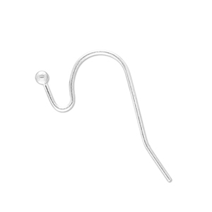 Componenti in acciaio inossidabile orecchini / monachella argento