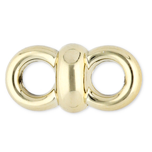 Catena in acrilico distanziatori oro