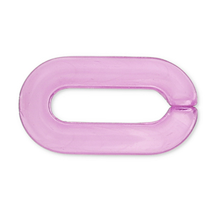 Catena in acrilico 20mm maglie sciolte viola lavanda