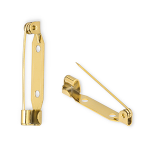 Componenti in acciaio inossidabile supporto per spilla/broche oro