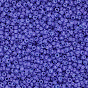 Rocailles Miyuki 15/0 Dyed Opaque Bright Purple 15-1486 