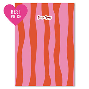 BY31&reg; Espositori bigiotteria in cartoncino "For you" rosso-rosa-bianco