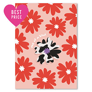 BY31&reg; Espositori bigiotteria in cartoncino "One of a kind" rosso-arancione-nero-bianco