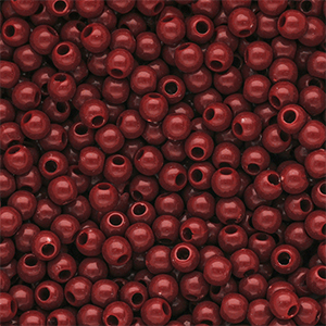 DQ Perline in acrilico 6 mm lucido Salsa red 18-1657 TCX