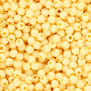 DQ Perline in acrilico 4 mm lucido Pastel yellow 11-0616 TPG