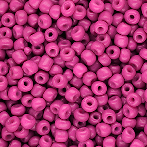 Perline di vetro rocailles 6/0 (4mm) rosa hot