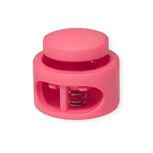 Componenti colorati chiusura stopper per cordoncino tonda rosa