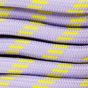 Paracord alla moda 8mm viola lavanda-giallo