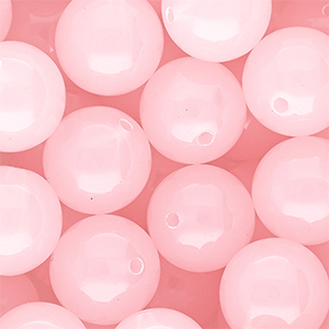 DQ&reg; Perline in acrilico 18 mm lucido rosa chiaro