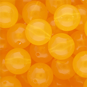 DQ&reg; Perline in acrilico 16 mm lucido giallo caldo