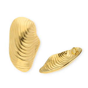 Ciondoli in acciaio inossidabile conchiglia oro