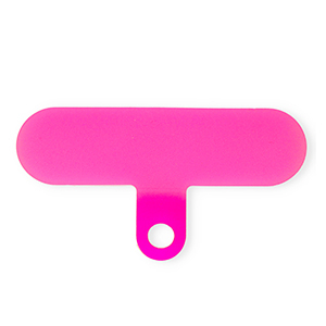 Toppa di fisaggio per cellulare rosa azalea neon