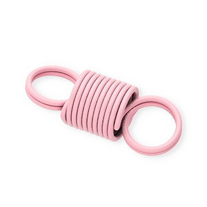 Componenti colorati connettore a molla a spirale rosa chiaro