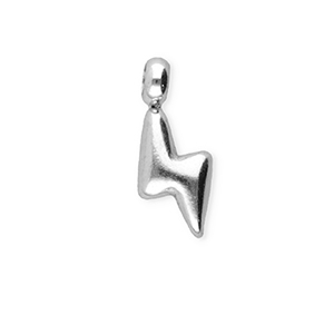 BY31&reg; Ciondoli in acciaio inossidabile fulmine argento
