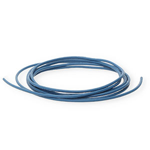 Pelle DQ 1mm tubolare blu scuro