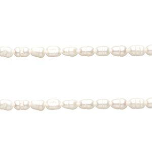 BQ Perle di acqua dolce chicco di riso 6x5 mm bianco naturale