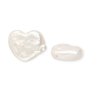Perle di acqua dolce imperfette bianco madreperla