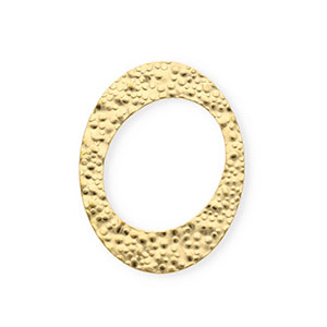 Componenti in acciaio inossidabile distanziatore ovale oro