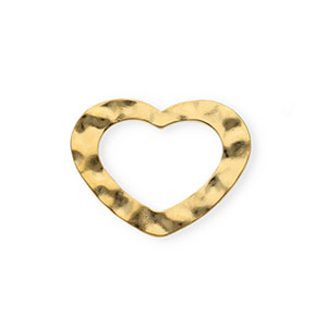 Componenti in acciaio inossidabile distanziatore cuore oro