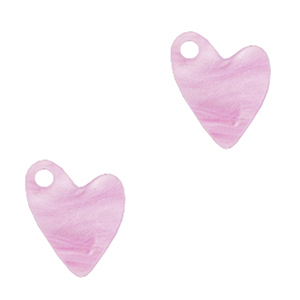 Ciondoli Plexx cuore rosa lilla