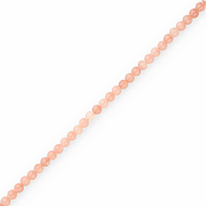 Perline in pietra naturale Calcedonio (Quarzo) e Agata 4mm opaca rosa sbiadito