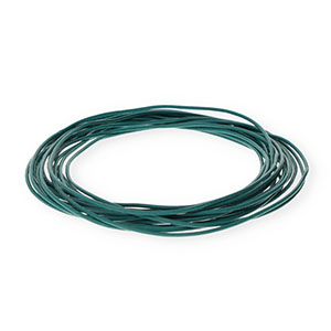 Pelle 1,5mm tubolare verde ottanio scuro