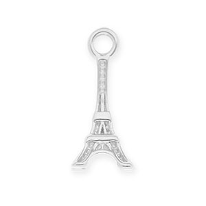 Ciondoli in acciaio inossidabile Torre Eiffel argento