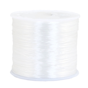 Filo elastico 0.7mm trasparente bianco