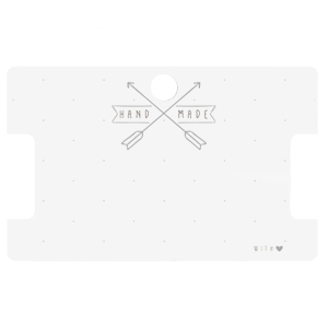 Espositori bigiotteria in cartoncino 'handmade' biancastro