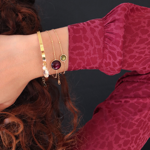 Fai-da-te velocissimo con bijoux in acciaio Polaris, cabochon Polaris Elements e Swarovski a fondo piatto