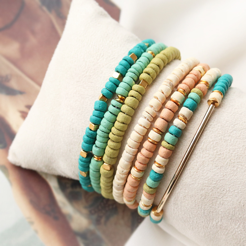 Ecco come creare bigiotteria con perline di cocco rondelle