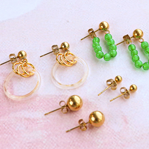 Lasciati ispirare e crea orecchini in acciaio inossidabile