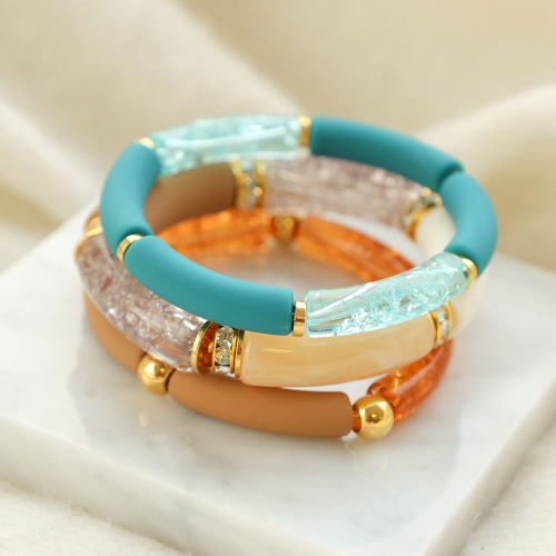 Mettiti all&rsquo;opera con una variet&agrave; di perline cilindriche in acrilico