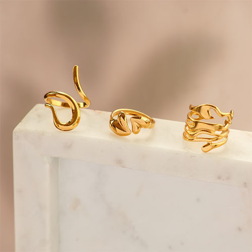 Scopri i nostri splendidi anelli in acciaio inossidabile