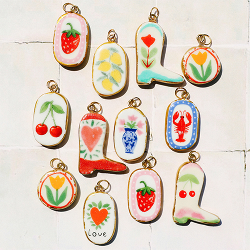 Ispirazione con ciondoli in ceramica 