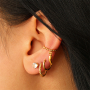 Collezione statement con earcuff BY31&reg; con anellino/i e orecchini a spirale