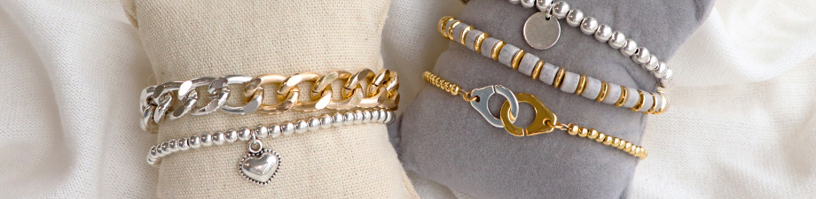 Ciondoli di metallo DQ color oro rosa