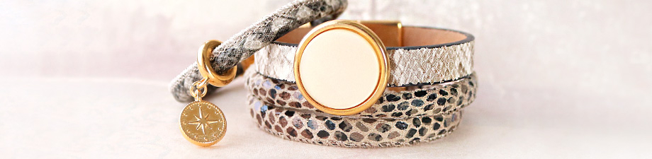 Passanti di metallo DQ color oro rosa