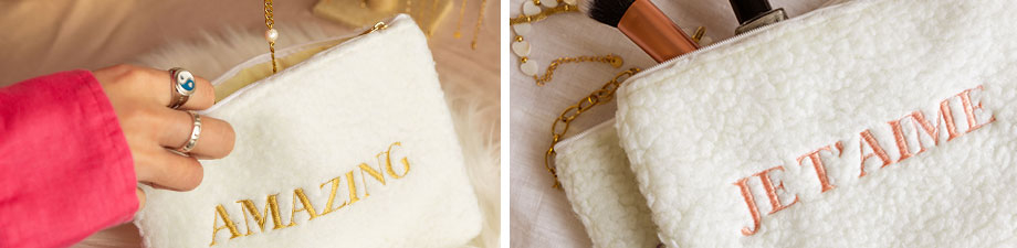 Conservazione elegante con le nostre pochette teddy alla moda