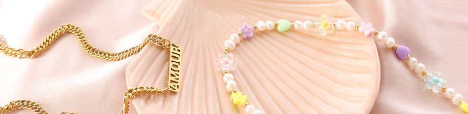 Perline con look acrilico