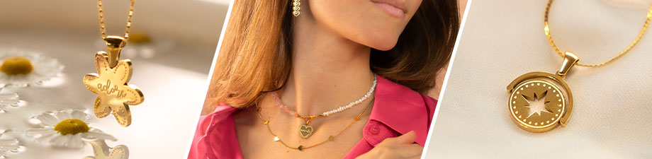 Collezione unica di gioielli in acciaio inossidabile