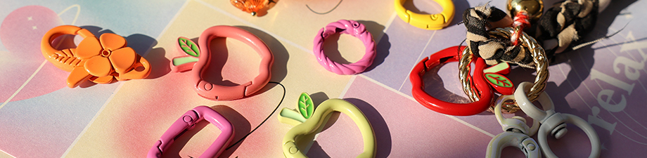 Componenti per portachiavi colorati imperdibili