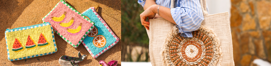 Borse da spiaggia, necessaire e portafogli Borse da spiaggia, necessaire e portafogli