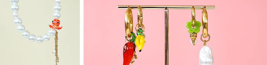 Perline di vetro varie Perline di vetro varie