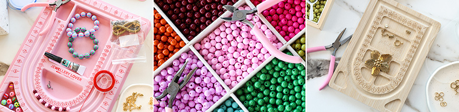 Novit&agrave;! Pratiche tavolette per infilare gioielli